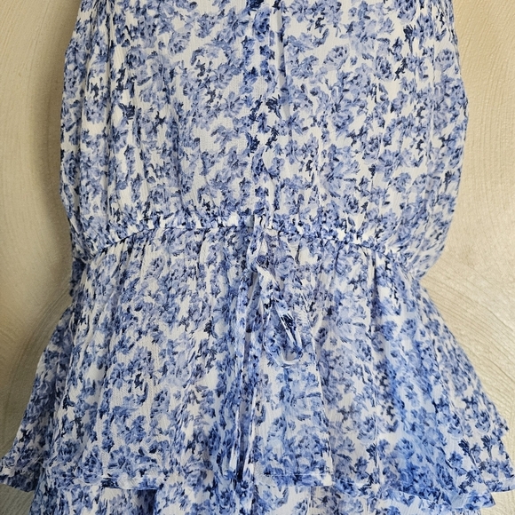 Trixxi Blue Floral Halter Dress Size Women's XL - Picture 5 of 13